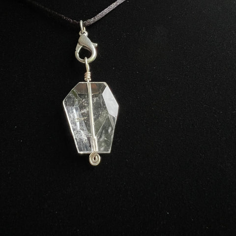 Faceted Quartz pendant