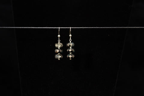 Sparkling Rondelle earrings