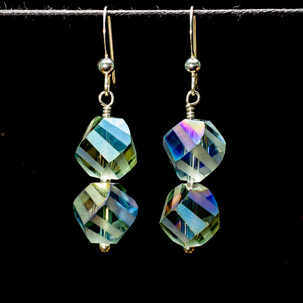 Sparkling Helix earrings, 12mm