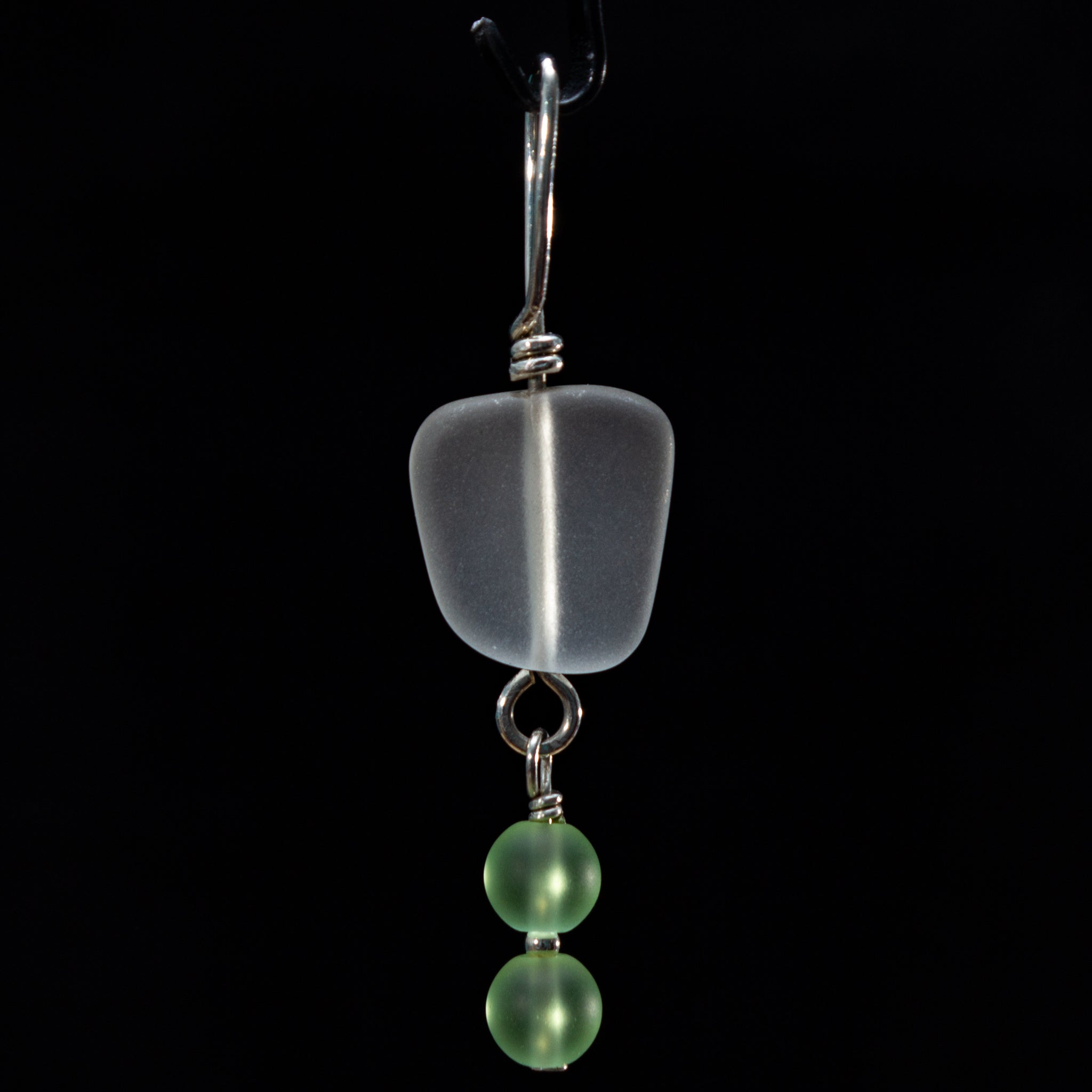 Frosted glass pendant